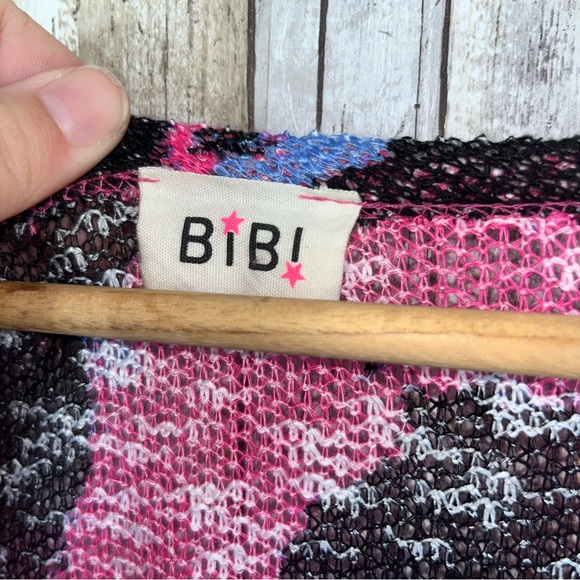 BiBi Pink Leopard Knit Blouse - Picture 5 of 5